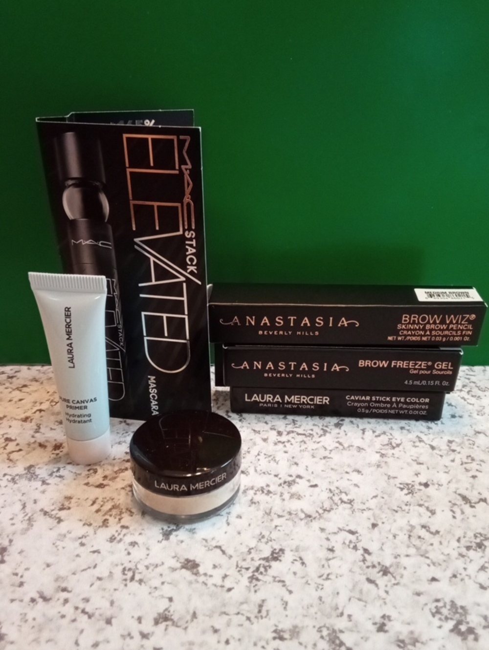 Laura Mercier & Anastasia Brow and Face Makeup Set with a MAC mascara!